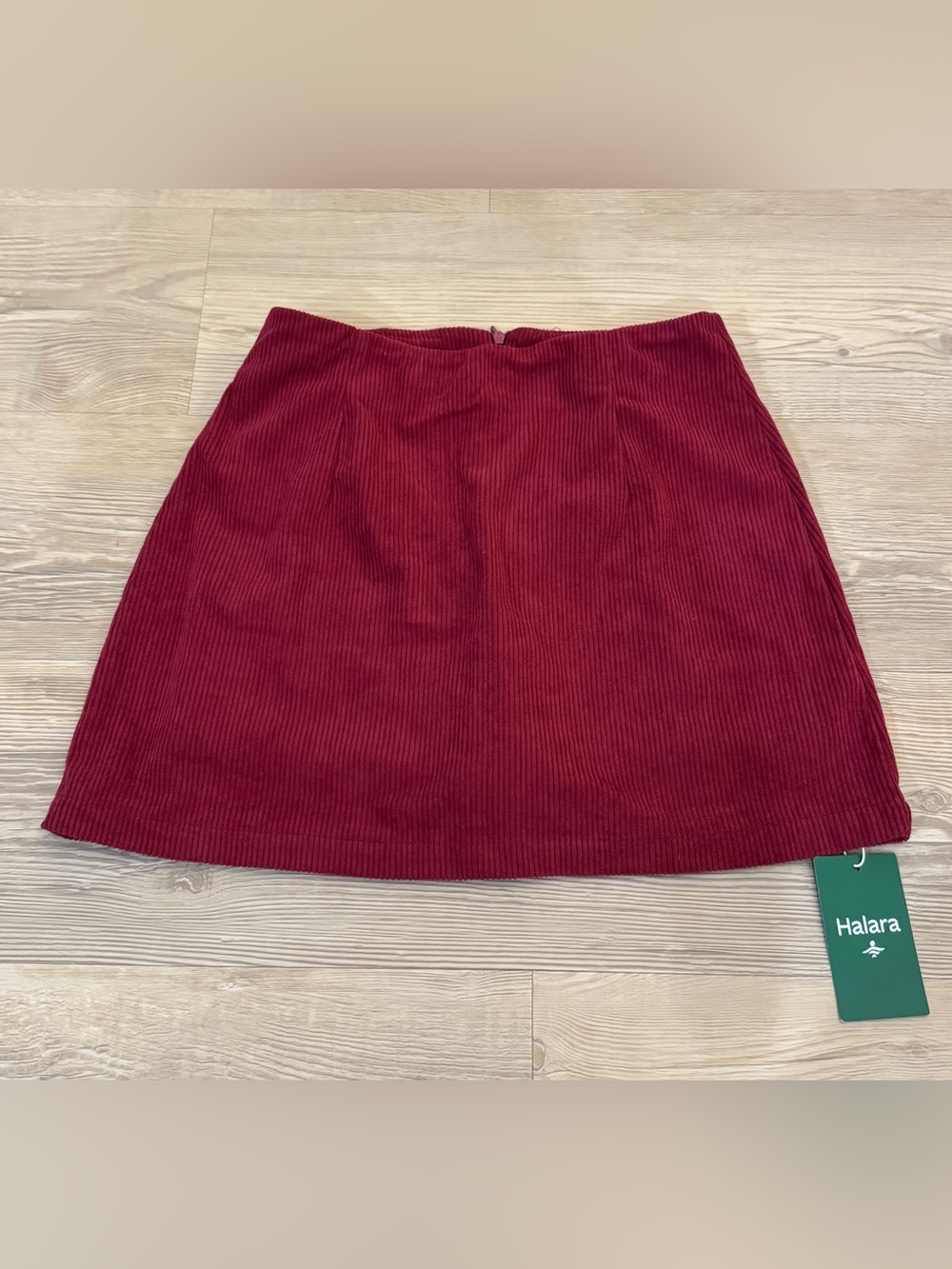 HALARA Corduroy Mini Skort